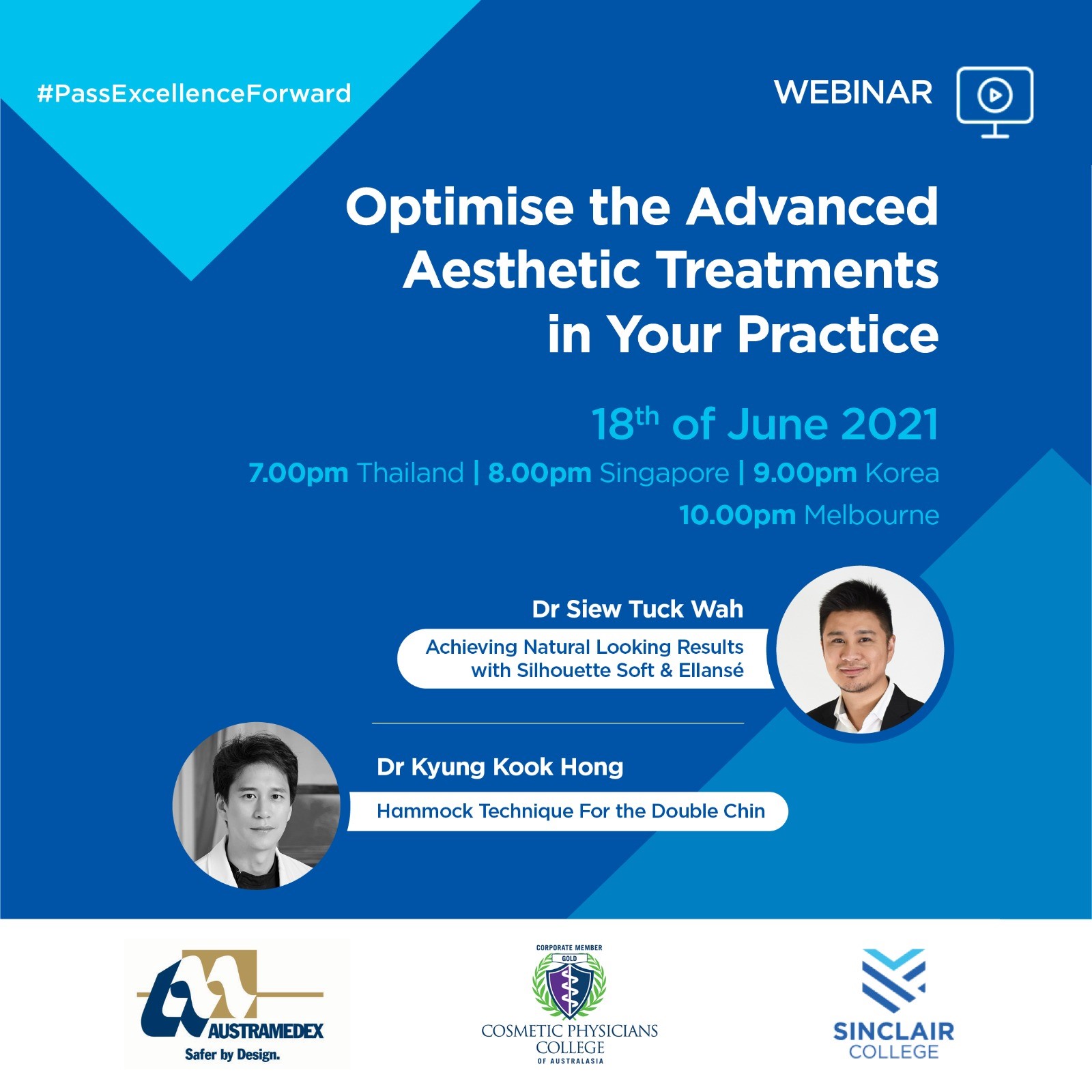 Sinclair Webinar Optimise the Advanced Aesthetic Treatments in Your Practice