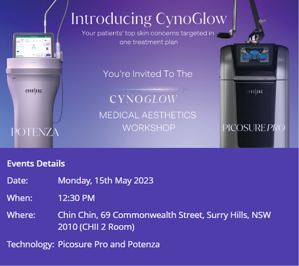 Cynosure CynoGlow NSW 2023.05.15
