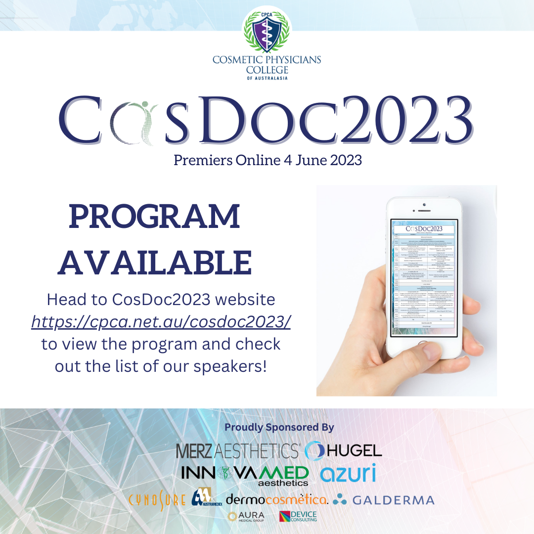 CosDoc2023 Program Available v2