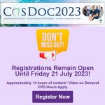 CosDoc2023 Registrations remain open